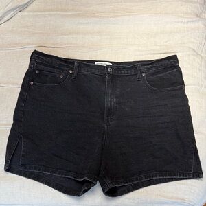 Abercrombie & Fitch Black Jean Shorts